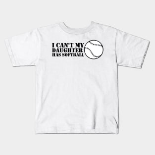 Funny Softball For Mom Dad Kids T-Shirt